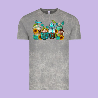 Gemstone Coffee Cups Vintage Tee Designed By Adodesignshop