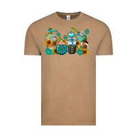 Vintage Coffee gemstone coffee cups Vintage Tee - AdoDesignShop