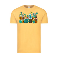 Vintage Mustard gemstone coffee cups Vintage Tee - AdoDesignShop
