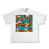 Lunar Rock football turquoise cowhide sunflower seamless pattern Urban Heavy Tee - JahusDesignShop