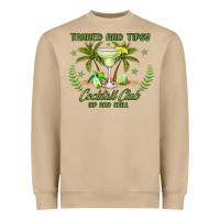 Mushroom tanned and tipsy cocktail club sip and chill Heavyweight Sweatshirt - JahusDesignShop