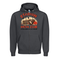 Smoke stadium social club football Zipper Hoodie - MaliasSmallBusiness