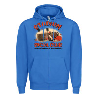 True Royal stadium social club football Zipper Hoodie - MaliasSmallBusiness
