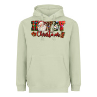 Matcha Howdy Christmas Santa Heavyweight Hoodie - NancyCooperArtShop