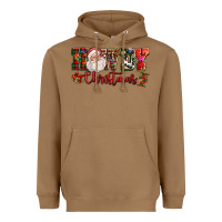 Toasted Coconut Howdy Christmas Santa Heavyweight Hoodie - NancyCooperArtShop