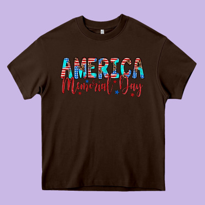 America Memorial Day Heavy Core Tee Designed By Artiststas