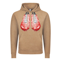 Vintage Coffee red cleats fa element 3 Vintage Hoodie - FaDigitalArtStudio