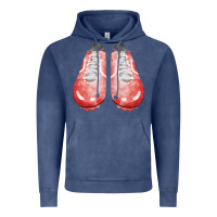 Vintage Denim red cleats fa element 3 Vintage Hoodie - FaDigitalArtStudio