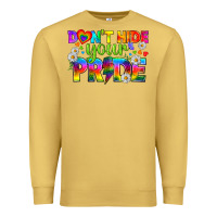 Antique Gold LGBTQ+ Don't Hide Your Pride Premium Sweatshirt - BundleAndBundleShop