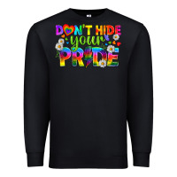 Black LGBTQ+ Don't Hide Your Pride Premium Sweatshirt - BundleAndBundleShop