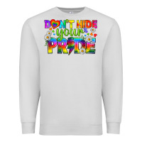 Dove Grey LGBTQ+ Don't Hide Your Pride Premium Sweatshirt - BundleAndBundleShop
