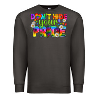 Smoke LGBTQ+ Don't Hide Your Pride Premium Sweatshirt - BundleAndBundleShop