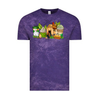 Cloud Purple chicken coffee cups Vintage Tee - AdoDesignShop