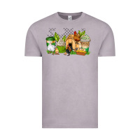 Vintage Zinc chicken coffee cups Vintage Tee - AdoDesignShop