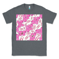 Charcoal Heather floral school seamless pattern Classic Tee - BundleAndBundleShop