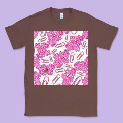 Floral School Seamless Pattern Classic Tee Designed By Bundleandbundleshop