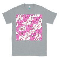 Heather Grey floral school seamless pattern Classic Tee - BundleAndBundleShop