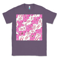 Lavender floral school seamless pattern Classic Tee - BundleAndBundleShop