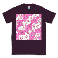 Plum floral school seamless pattern Classic Tee - BundleAndBundleShop