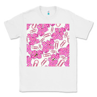 White floral school seamless pattern Classic Tee - BundleAndBundleShop