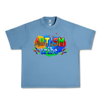 Pebble Blue autısm tribe Urban Heavy Tee - AdoDesignShop