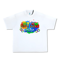 White autısm tribe Urban Heavy Tee - AdoDesignShop