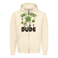 Sandshell one lucky dude Zipper Hoodie - MaliasSmallBusiness