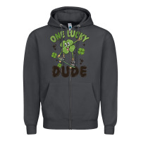 Smoke one lucky dude Zipper Hoodie - MaliasSmallBusiness