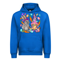 Cobalt Easter gnome and rabbit Easter Day Urban Hoodie - HowdyJamesFarm