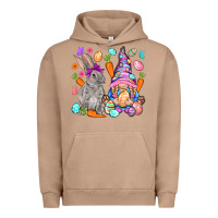 Pigment Burro Easter gnome and rabbit Easter Day Urban Hoodie - HowdyJamesFarm