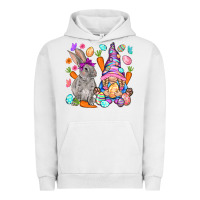 Pigment Lunar Rock Easter gnome and rabbit Easter Day Urban Hoodie - HowdyJamesFarm