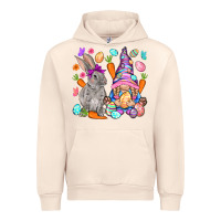 Sandshell Easter gnome and rabbit Easter Day Urban Hoodie - HowdyJamesFarm
