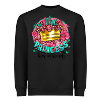 Black the princesshas arrived Heavyweight Sweatshirt - AdoDesignShop