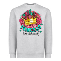 Heather Grey the princesshas arrived Heavyweight Sweatshirt - AdoDesignShop