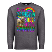 Charcoal Heather I'm The Rainbow Sheep Of The Family Premium Sweatshirt - BundleAndBundleShop
