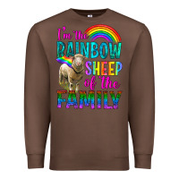 Chestnut I'm The Rainbow Sheep Of The Family Premium Sweatshirt - BundleAndBundleShop
