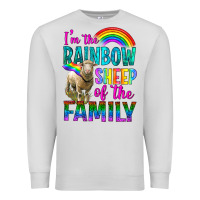 Dove Grey I'm The Rainbow Sheep Of The Family Premium Sweatshirt - BundleAndBundleShop