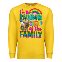 Lemon I'm The Rainbow Sheep Of The Family Premium Sweatshirt - BundleAndBundleShop