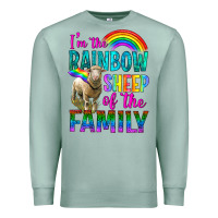 Seafoam I'm The Rainbow Sheep Of The Family Premium Sweatshirt - BundleAndBundleShop