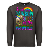 Smoke I'm The Rainbow Sheep Of The Family Premium Sweatshirt - BundleAndBundleShop