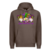 Coffee happy mardi gras y'all gnomes Premium Hoodie - RanaPortraitStore