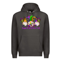 Smoke happy mardi gras y'all gnomes Premium Hoodie - RanaPortraitStore