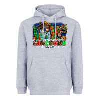 Heather Grey Love Came  Down Luke 2 11 Heavyweight Hoodie - MaliasSmallBusiness
