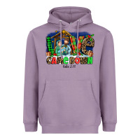 Lavender Love Came  Down Luke 2 11 Heavyweight Hoodie - MaliasSmallBusiness