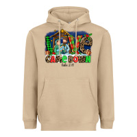 Mushroom Love Came  Down Luke 2 11 Heavyweight Hoodie - MaliasSmallBusiness
