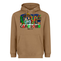 Toasted Coconut Love Came  Down Luke 2 11 Heavyweight Hoodie - MaliasSmallBusiness
