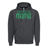 Smoke one lucky mama Zipper Hoodie - MaliasSmallBusiness