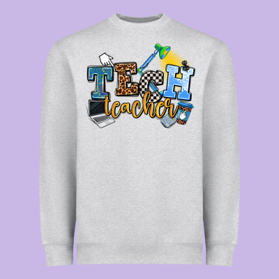 Tech Teacher Heavyweight Sweatshirt Designed By Adodesignshop
