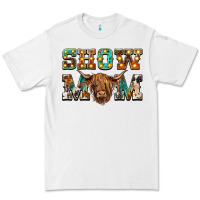 White show mom scottish cattle Premium Tee - BarkalooDesign