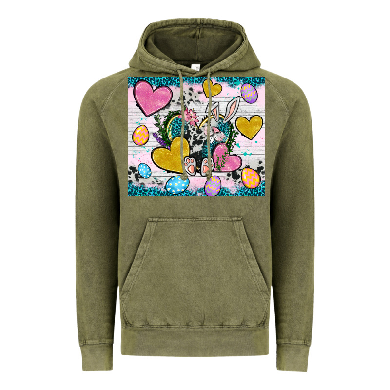 Easter Hearts Cowhide Tumbler Easter Day Vintage Hoodie by Neo Western | Teevron